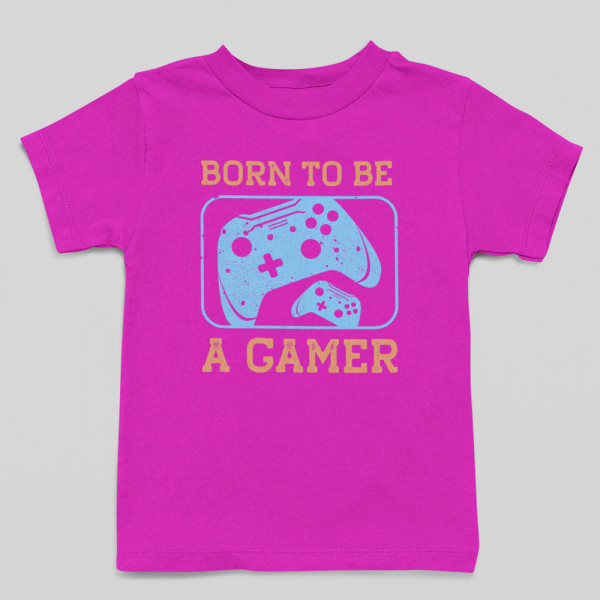 Tricouri pentru copii "Born to be a gamer"