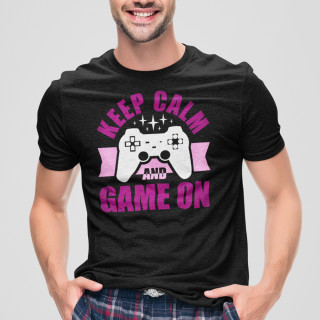 Tricou "Keep calm and game on"