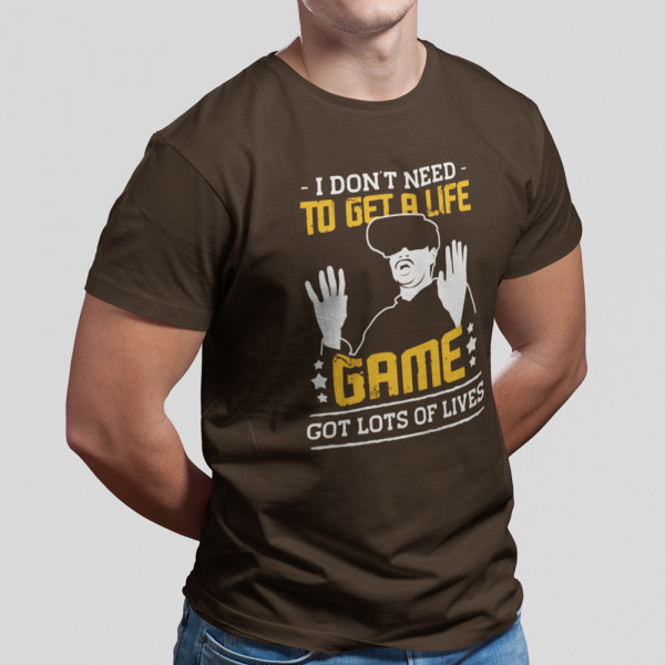 Tricou "Game got lots of lives"