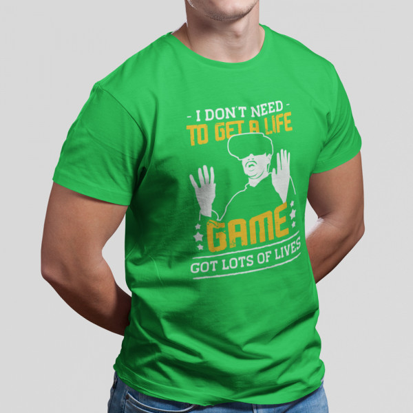 Tricou "Game got lots of lives"