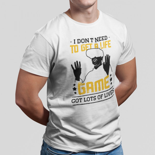 Tricou "Game got lots of lives"