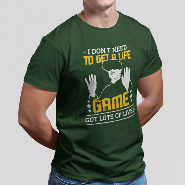Tricou "Game got lots of lives"