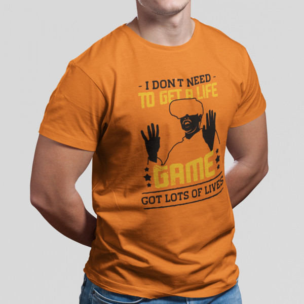 Tricou "Game got lots of lives"