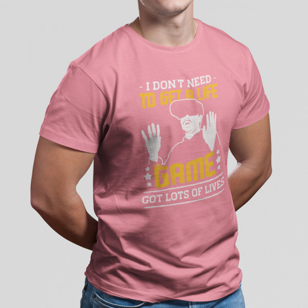 Tricou "Game got lots of lives"