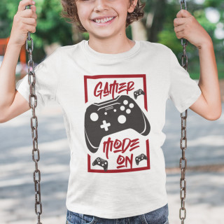 Tricou pentru copii "Gamer mode on"
