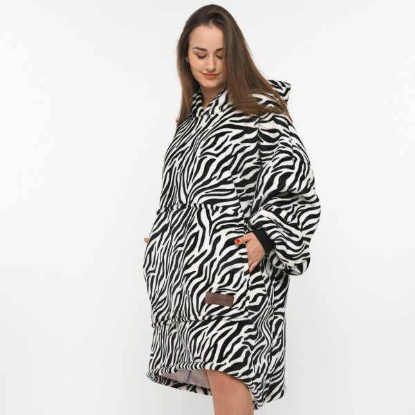 BARAMOOR hanorac-pătură „Zebra”