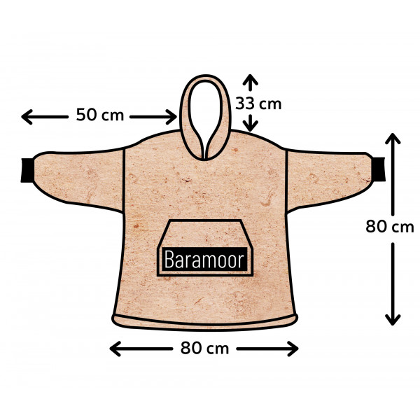 BARAMOOR set hanorac-pătură „Bears”