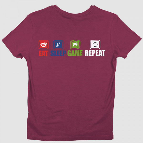 Tricou "Eat.Sleep.Game.Repeat."