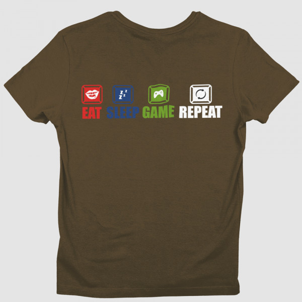 Tricou "Eat.Sleep.Game.Repeat."