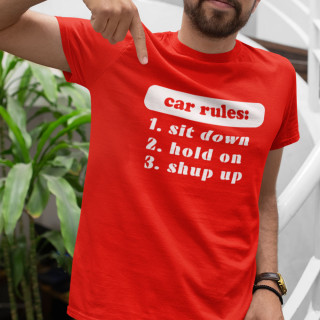Tricou "Car rules"