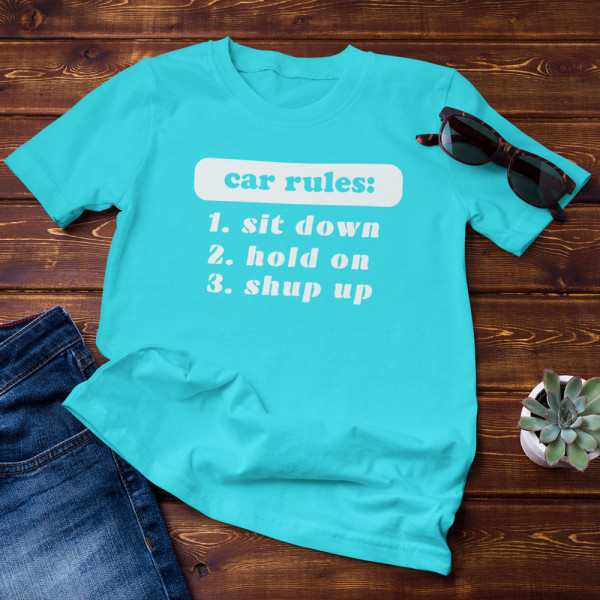 Tricou "Car rules"