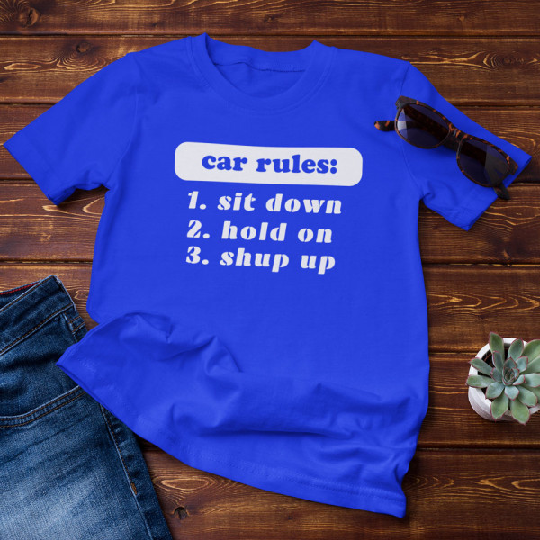 Tricou "Car rules"
