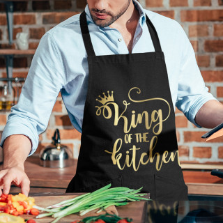 Șorț de bumbac "King of the kitchen"