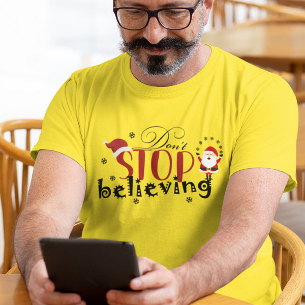 Tricou "Don't stop believing"