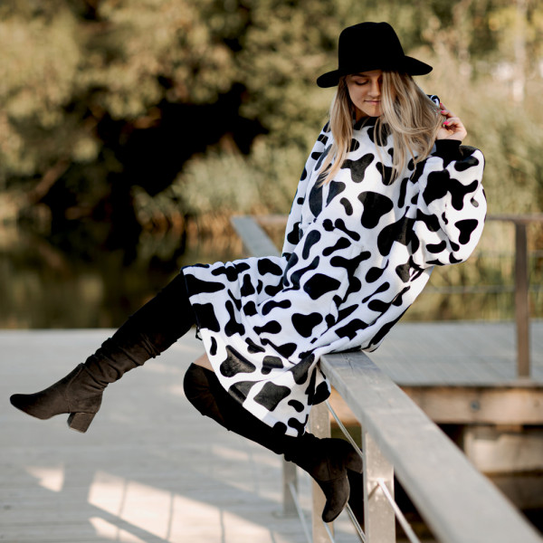 BARAMOOR hanorac-pătură "Cute cow"