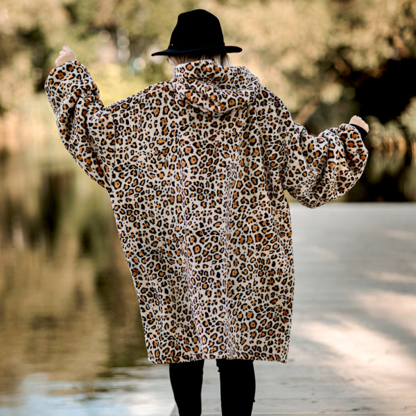 BARAMOOR hanorac-pătură „Leopard”