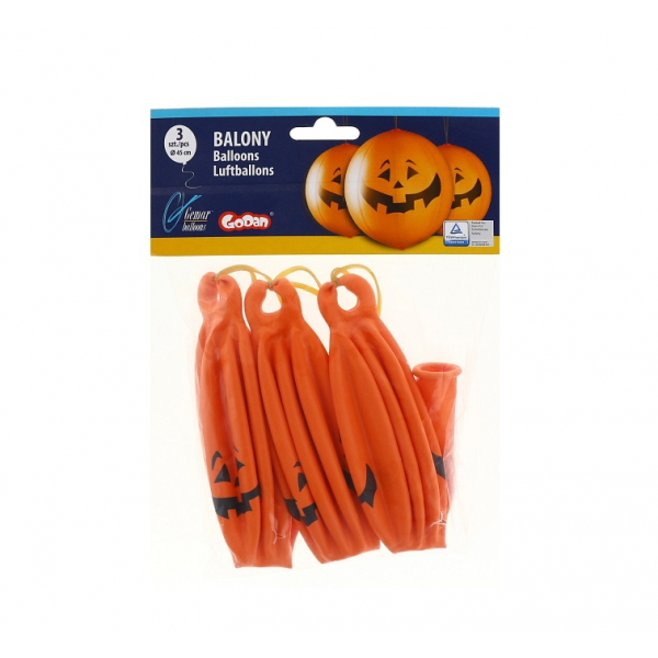 Baloane Premium „Halloween Pumpkin” (3 buc.) Baloane Premium „Halloween Pumpkin” (3 buc.)