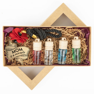 Set de parfumuri pentru mașină "MOM is a miracle"