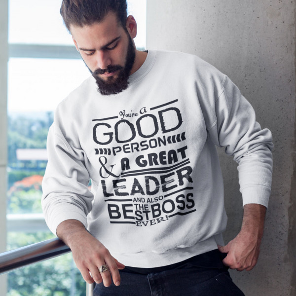 Hanorac "A Great Leader" (fără glugă)