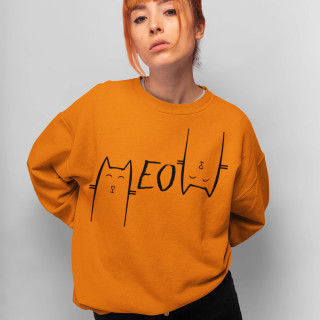 Hanorac "MEOW" (fără glugă)