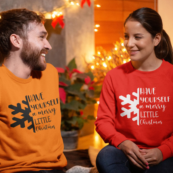 Set hanorac "Have yourself a merry little Christmas" (fără glugă) Set hanorac "Have yourself a merry little Christmas" (fără glugă)