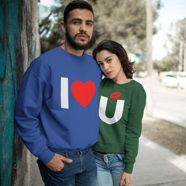Set hanorac "I love you" (fără glugă) Set hanorac "I love you" (fără glugă)