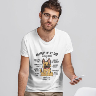 Tricou "Anatomy of my dog"