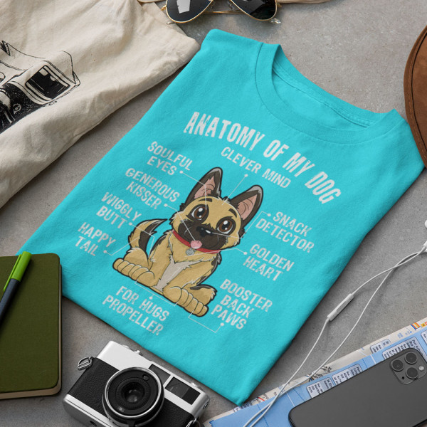 Tricou "Anatomy of my dog"