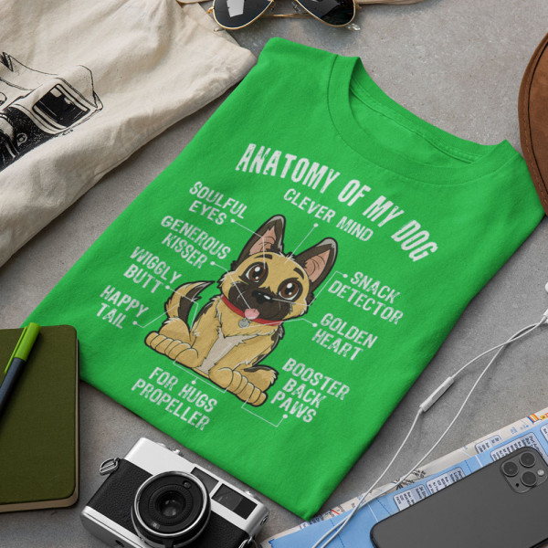 Tricou "Anatomy of my dog"