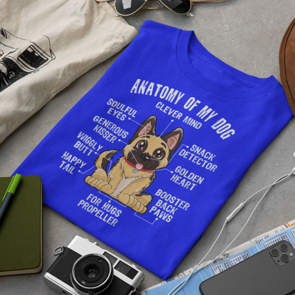 Tricou "Anatomy of my dog"