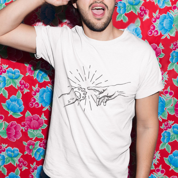 Tricou "Cats and humans together"