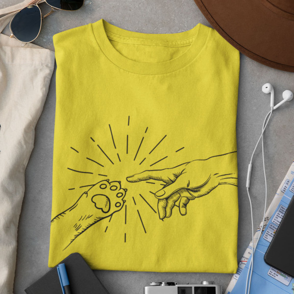 Tricou "Cats and humans together"