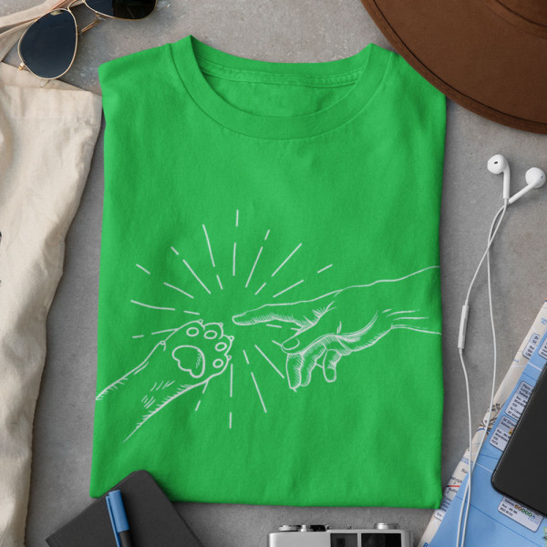Tricou "Cats and humans together"