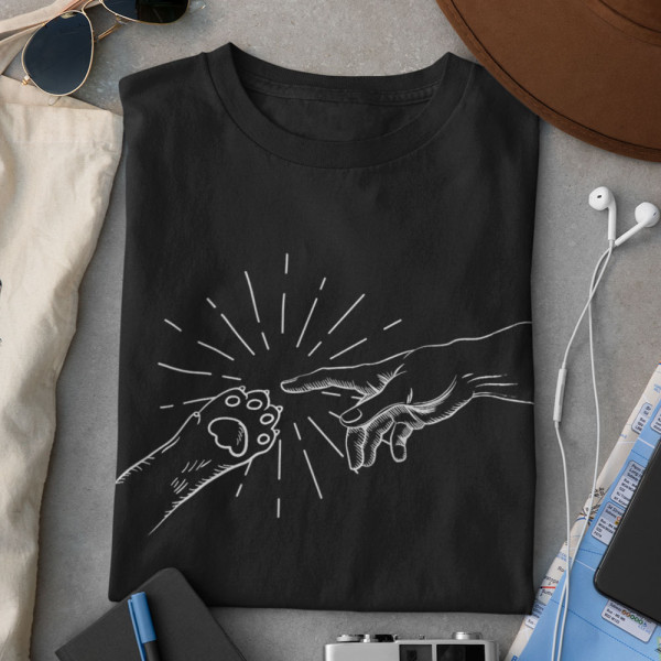 Tricou "Cats and humans together"