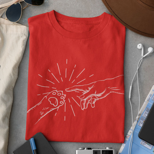 Tricou "Cats and humans together"
