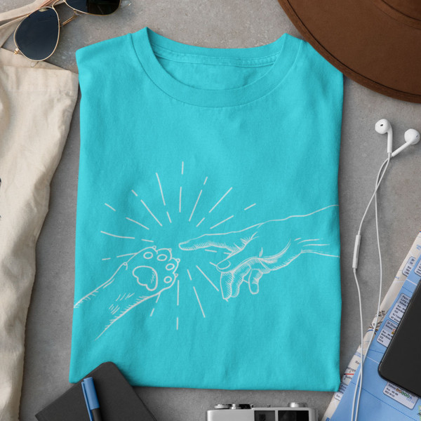 Tricou "Cats and humans together"