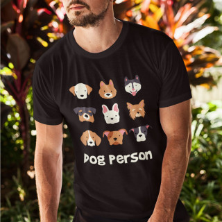 Tricou "Dog person"