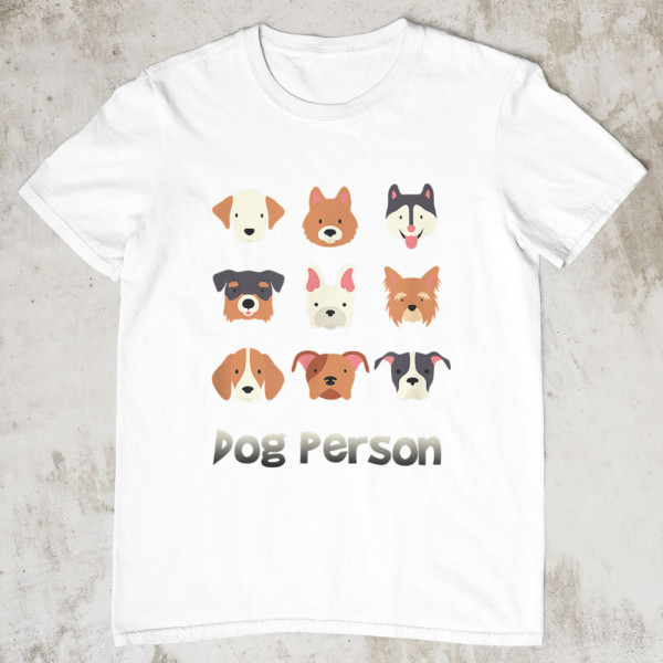 Tricou "Dog person"