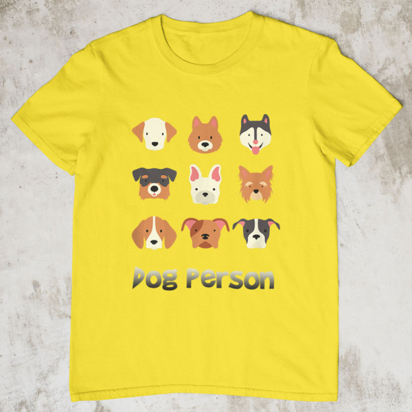 Tricou "Dog person"