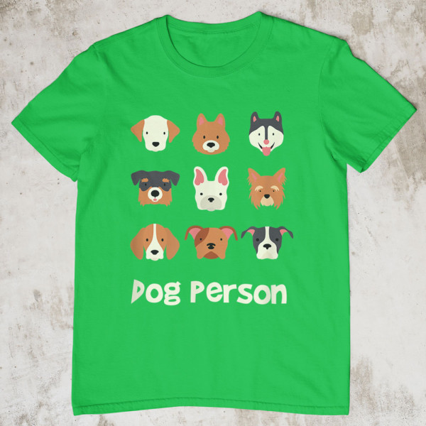 Tricou "Dog person"