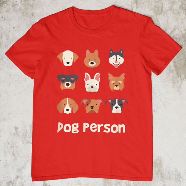Tricou "Dog person"