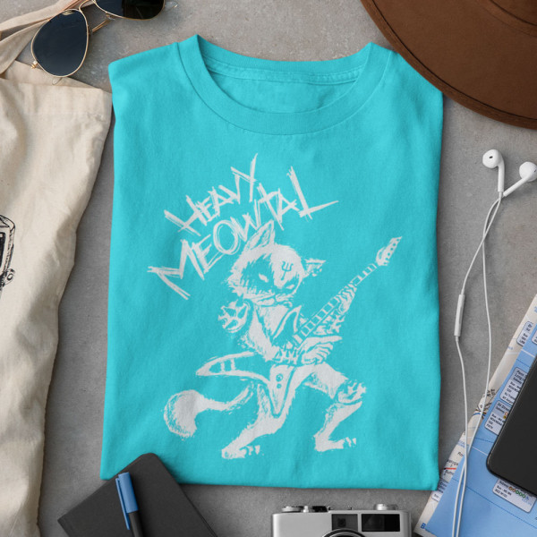 Tricou "Heavy Meowtal"