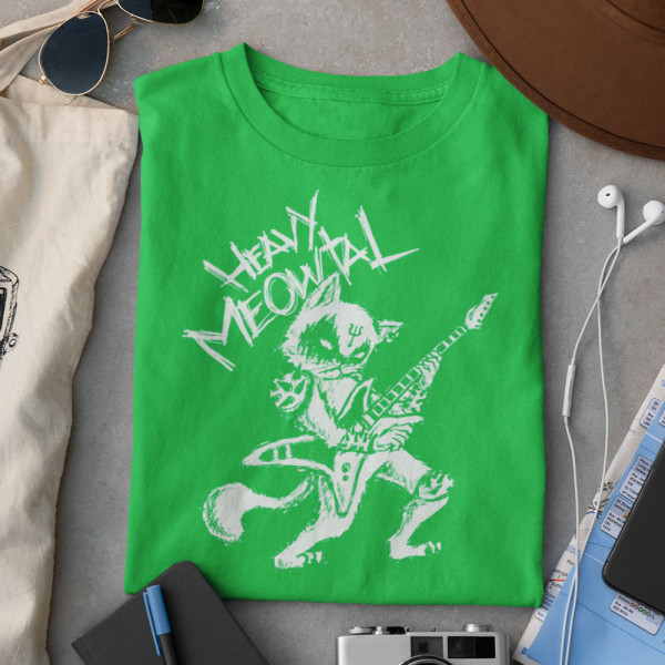 Tricou "Heavy Meowtal"
