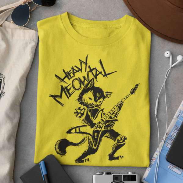 Tricou "Heavy Meowtal"