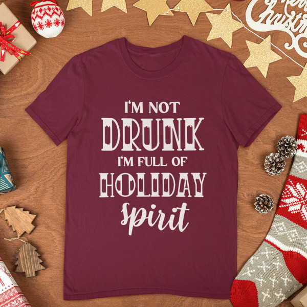 Tricou „I'm not drunk“