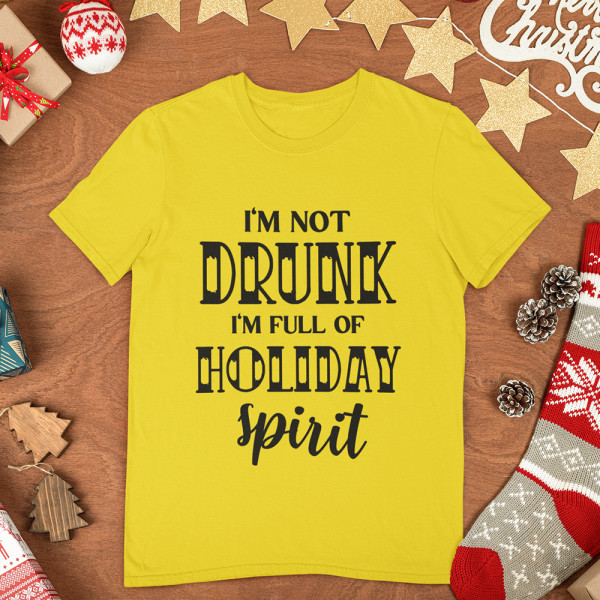 Tricou „I'm not drunk“