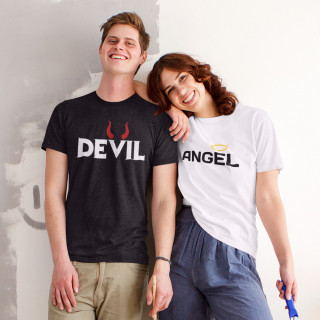 Set de tricouri "Angel and Devil"