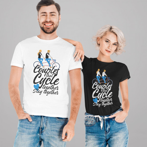 Set de tricouri "Cycle and stay together"