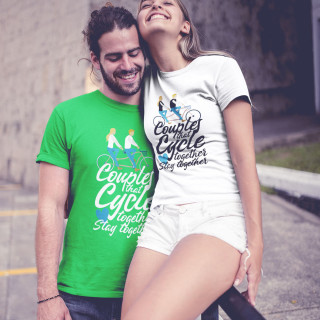Set de tricouri "Cycle and stay together"