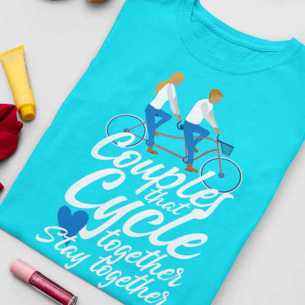 Set de tricouri "Cycle and stay together"